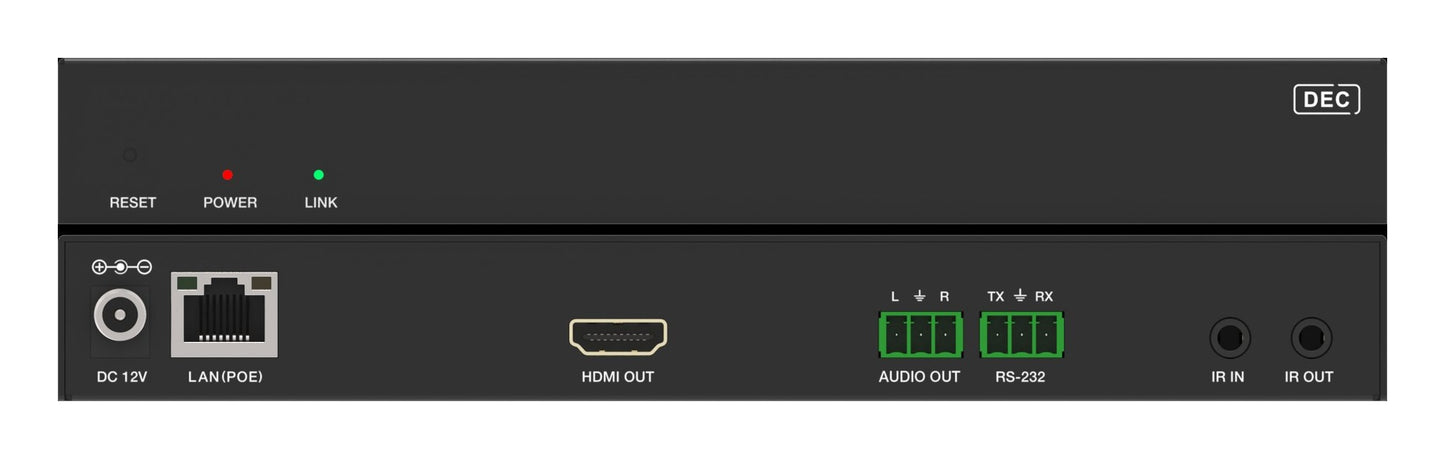 4K60 JPEG2000 AV over IP Encoder/Decoder — Slim