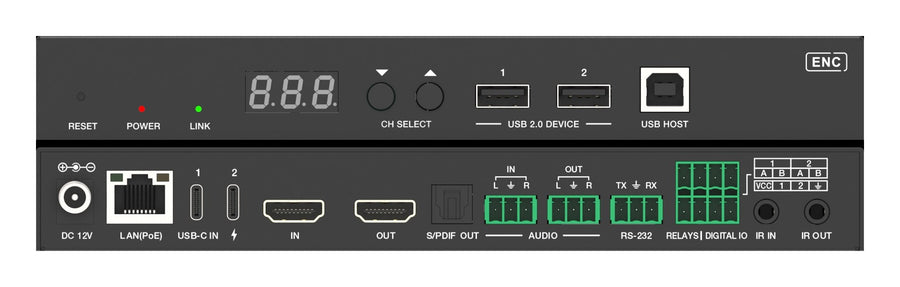 4K60 JPEG2000 AV over IP BYOD Encoder — USB-C & HDMI