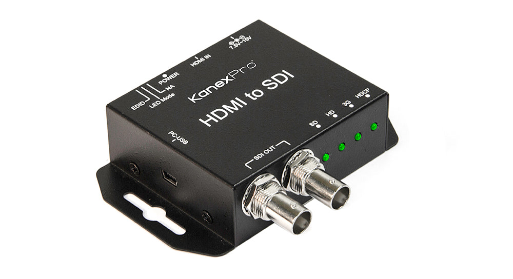 HDMI to SDI Converter with Signal EQ & Re-Clocking by KanexPro