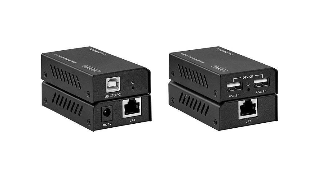 USB 2.0 Extender over Cat6 100 Meters