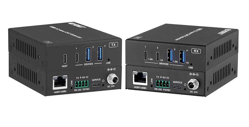 5Gbps USB-C 3.2 Gen 1 Extender over CAT6a (100m/328ft)