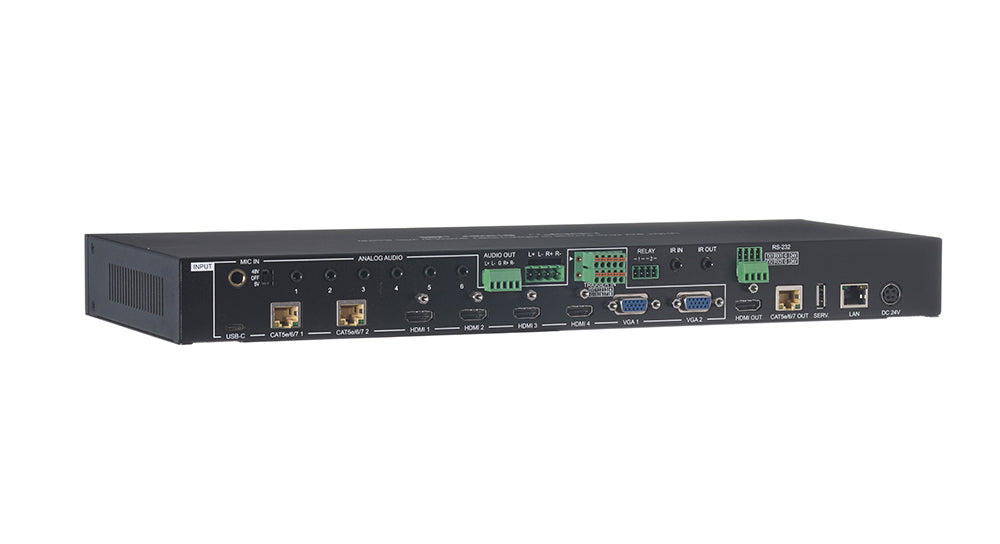 KanexPro 9 by 2 multi-format scaling switcher with HDBT In and Out