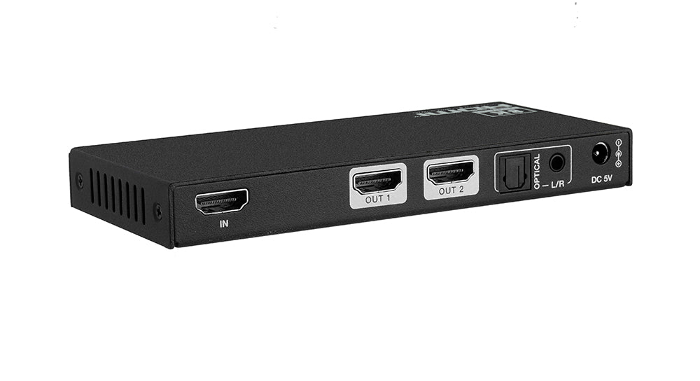 8K 1×2 HDMI 2.1 Splitter with Audio De-Embedding