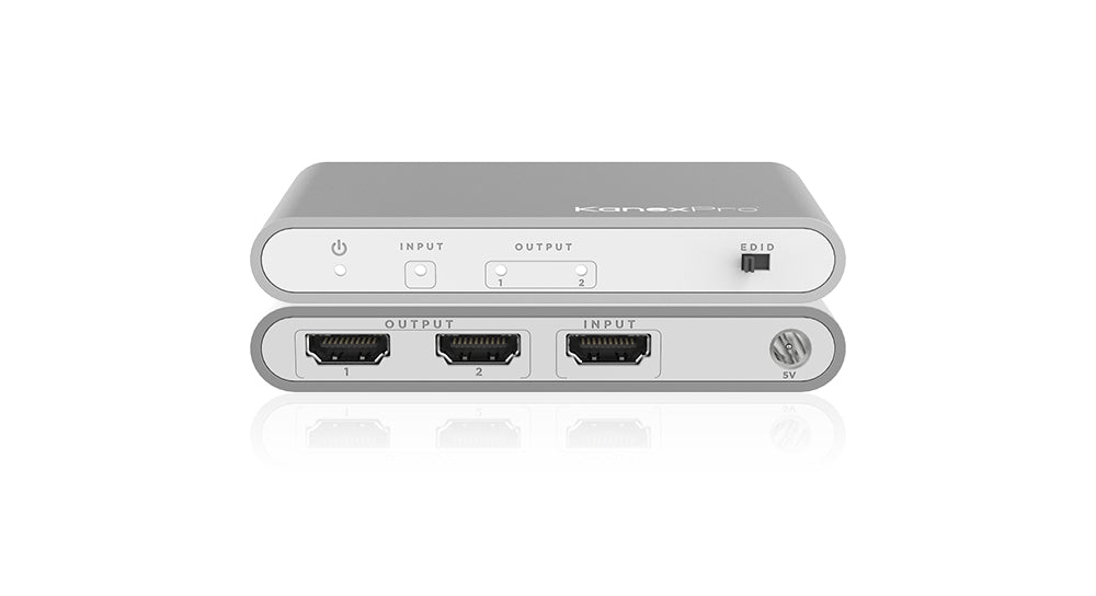 4K HDMI 1x2 Splitter HDCP 2.2 For Dual Displays – KanexPro Store