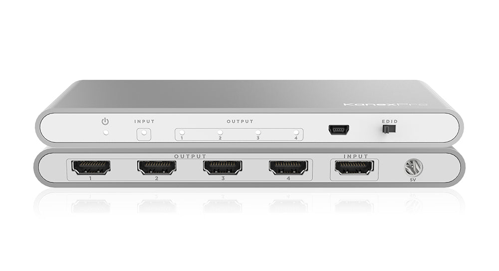 4K HDMI 1x4 Splitter with HDCP2.2 by KanexPro