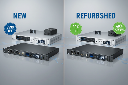 Refurbished vs New: When Buying Used AV Equipment Makes Sense
