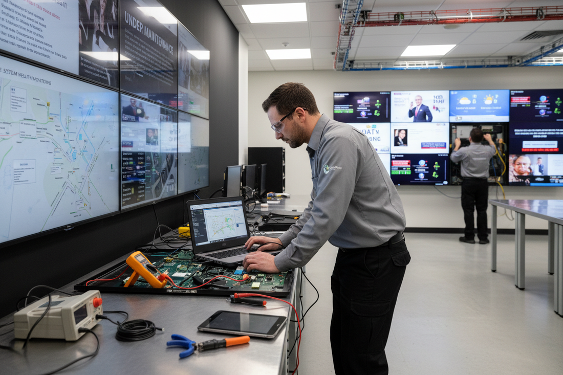 How Technicians Resolve Digital Signage Challenges Quickly