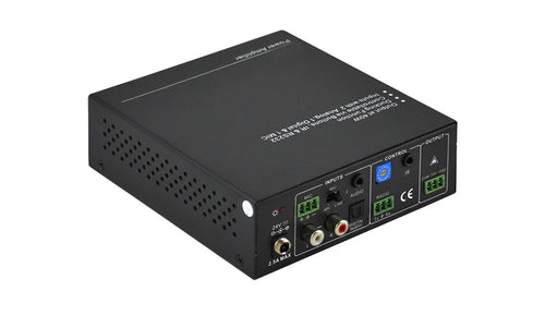 Compact 40W 70V/100V Audio Amplifier with Mic Mixer