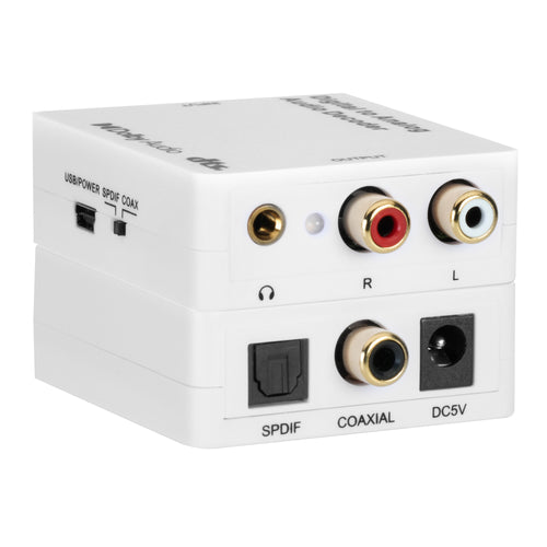 Digital to Analog Down Mixer Audio Decoder with Dolby, DTS
