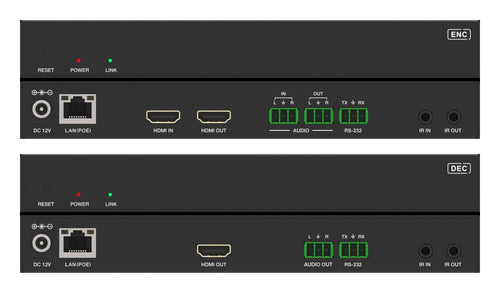 4K60 JPEG2000 AV over IP Encoder/Decoder — Slim