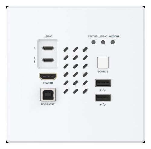 4K60 JPEG2000 AV over IP BYOD Wall Plate Encoder — Magnetic Mount