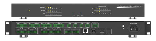 1U AV Control System with 8 Serial, 8 Relay, 8 IR/Serial & 8 Digital I/O