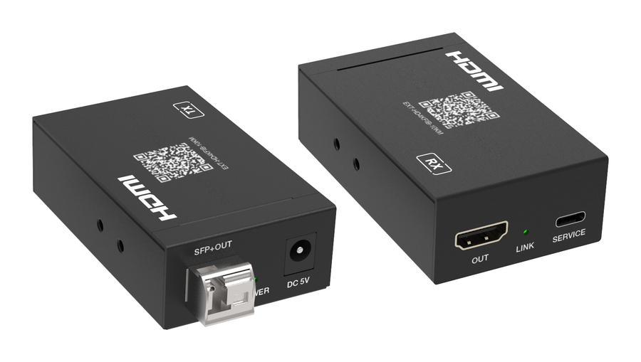 4K60 HDMI over Fiber Extender Kit (10km/6.2mi)
