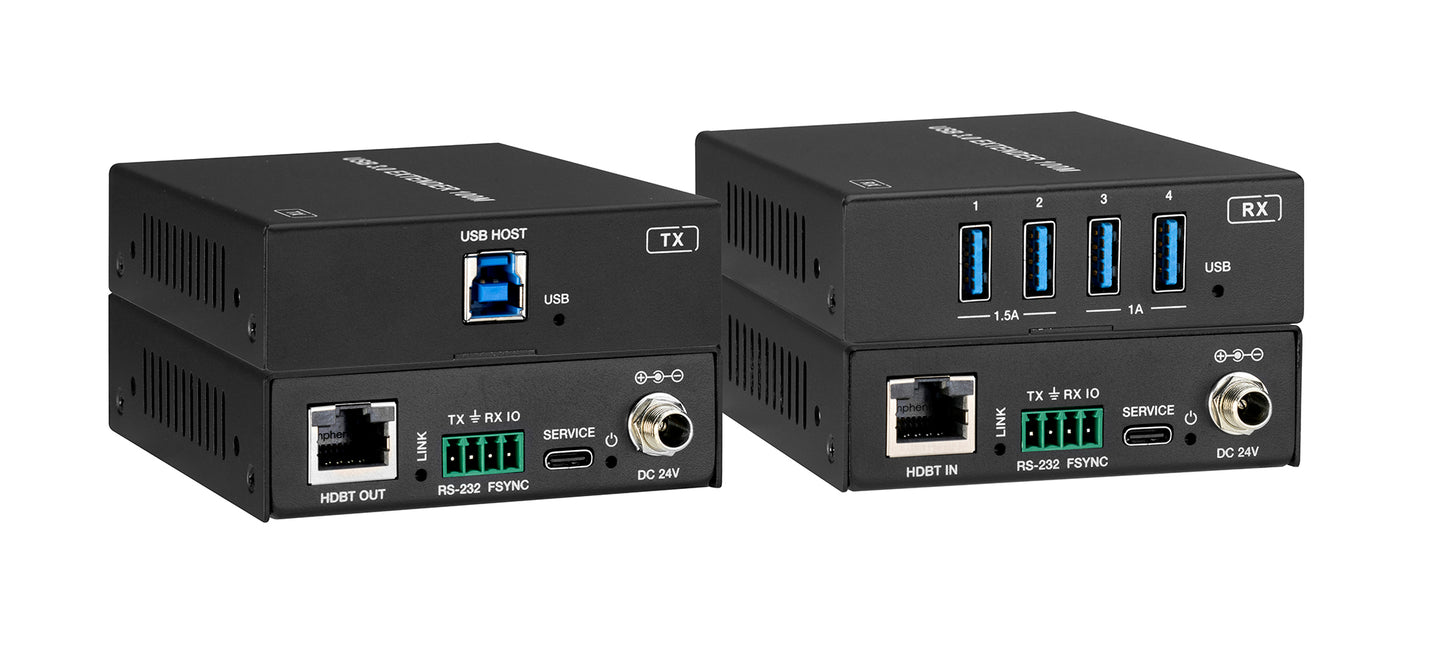 USB 3.0 Extender Over Cat6 100M HDBaseT