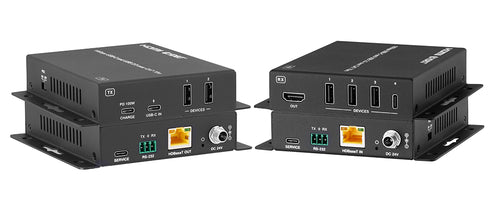 18Gbps USB-C 4K60 HDBaseT 3.0 Extender with 100W PD (70m)