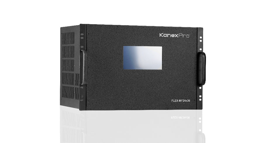 24×36 4K60 Modular Matrix Switcher with Built-In Video Wall