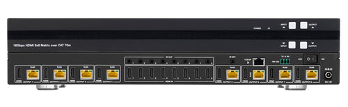 8×8 HDBaseT Matrix Switcher with 4K60 & CAT Extension (70m)
