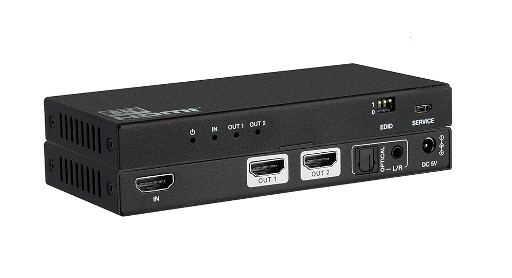 8K 2×1 HDMI 2.1 Switcher with Audio De-Embedding — SW-2X1A8K