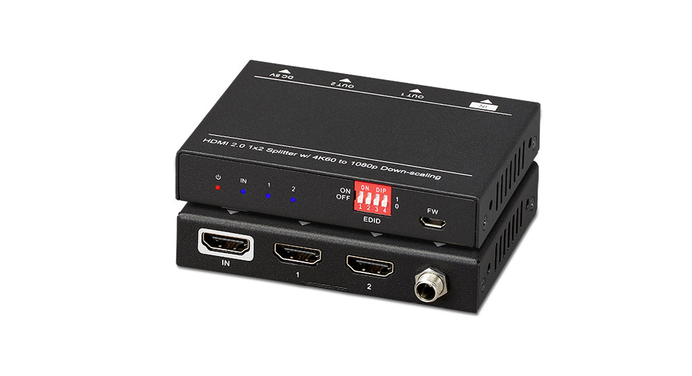 Splitter with Downscaling | HDMI Distribution Two Displays