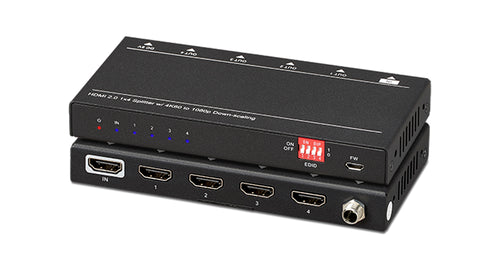 Ultraslim 1x4 Splitter | Multiple 4K Display Splitter