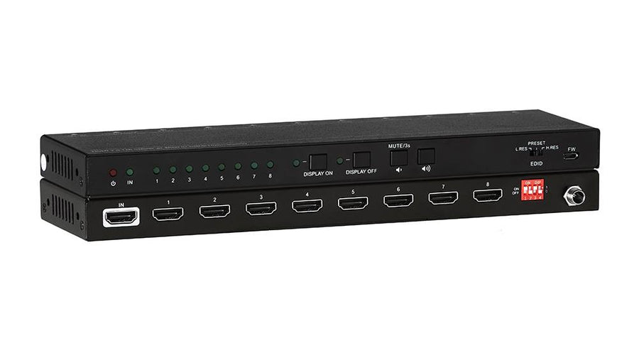 1x8 HDMI 2.0 Splitter with Downscaling