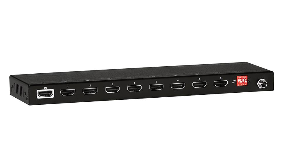 1x8 HDMI 2.0 Splitter with Downscaling