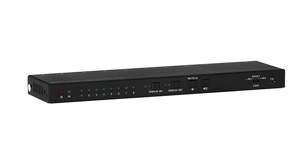 1x8 HDMI 2.0 Splitter with Downscaling