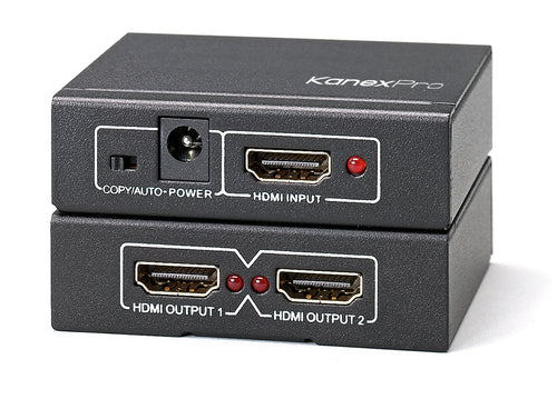 4K 1×2 HDMI Splitter with EDID Selector