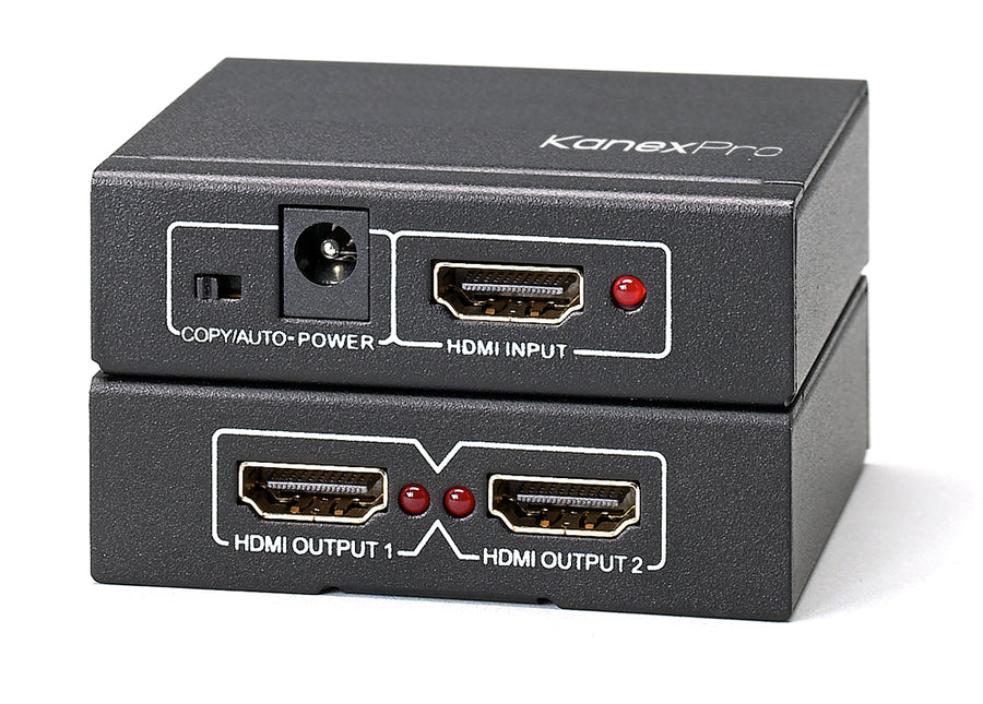 4K 1×2 HDMI Splitter with EDID Selector