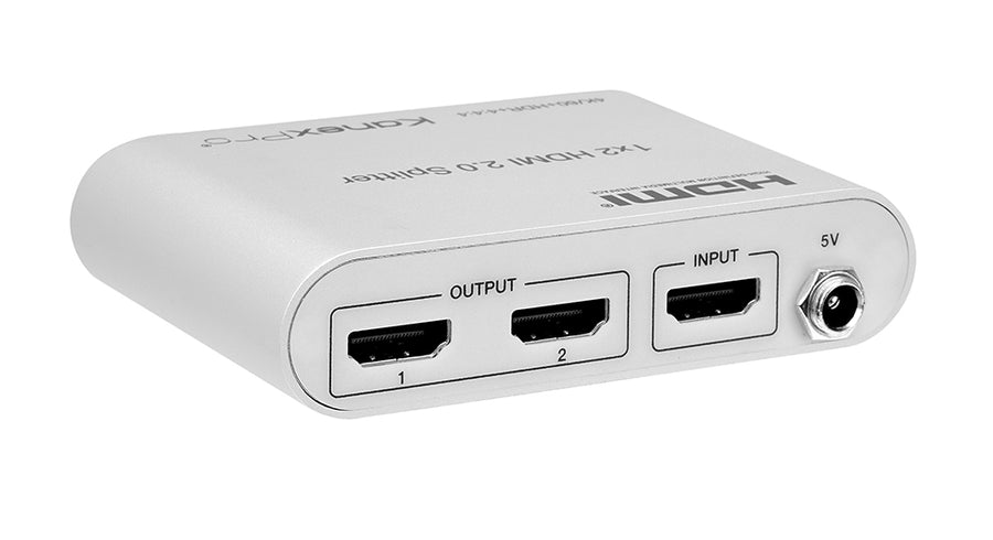 4K HDMI 1x2 Splitter with HDCP2.2 by KanexPro