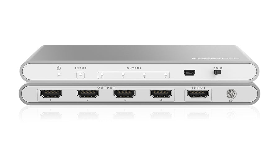 4K HDMI 1x4 Splitter with HDCP2.2 by KanexPro