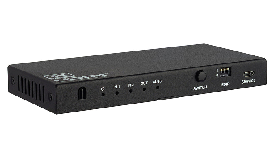 8K 2×1 HDMI 2.1 Switcher with Audio De-Embedding