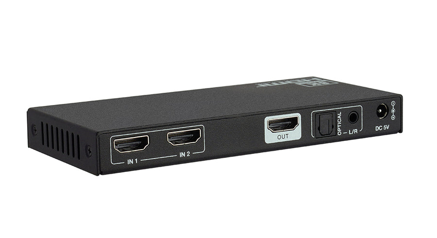 8K 2×1 HDMI 2.1 Switcher with Audio De-Embedding