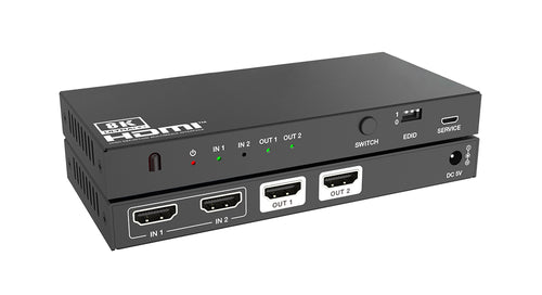 8K 2×2 HDMI Switching Splitter with EDID Management