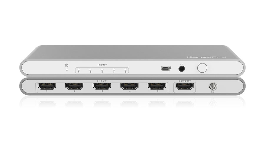 4K/60Hz HDMI 5X1 Switcher