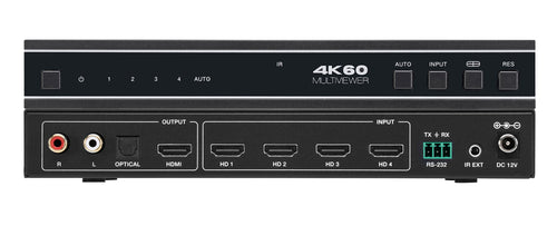 HDMI 4x1 Quad Multi-View Seamless Switcher 4K@60 4:4:4