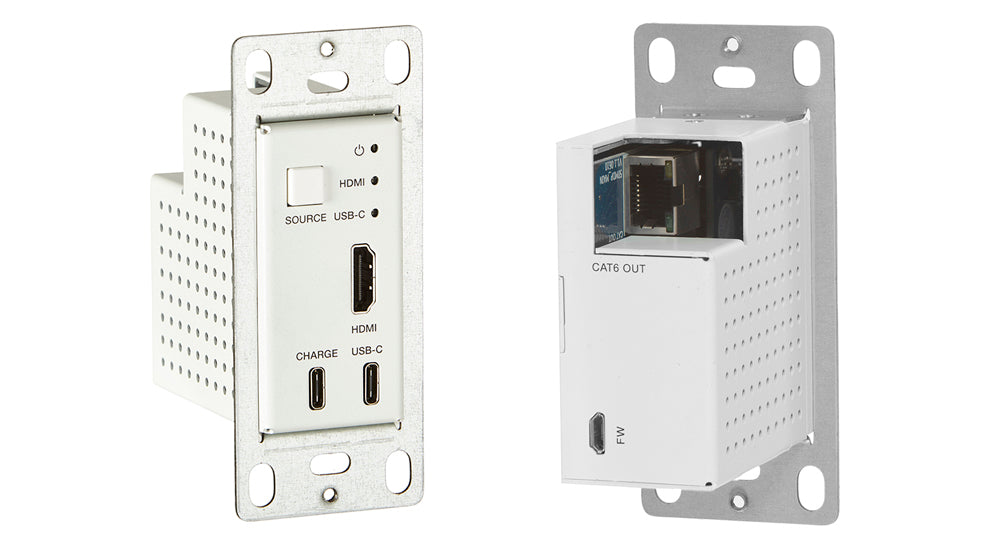 HDMI and USB-C Extender 50 Meters Wall Plate Kit | Kanexpro